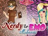 Juegos de vestir: Nerdy To Emo - Juegos de vestir y maquillar chicas