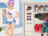 Juegos de vestir: Trendy Emo - Juegos de vestir y maquillar Violetta